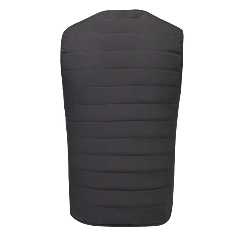 V-neck Fleece Heated Vests for Women Men 12 Heating Areas Dual Control Buttons 3 Gear Temperature Control USB Charging Electric Gilet