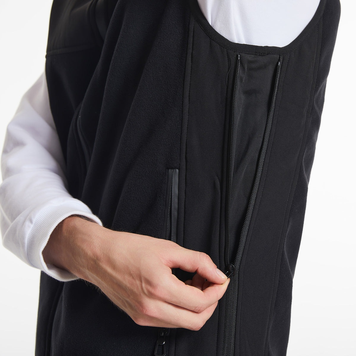 Adjustable Heated Puffer Vest for Men Women 13 Heating Zones Rechargeable USB Heated Winter Waistcoat with Zipper Pockets