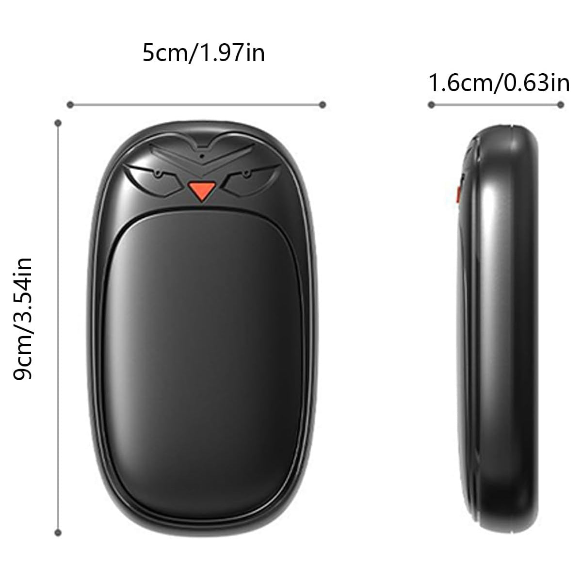 5W Magnetic Rechargeable Hand Warmer 2 Packs, 3 Heat Levels, 8 Hours Long Safe Heat, Portable Pocket Heater