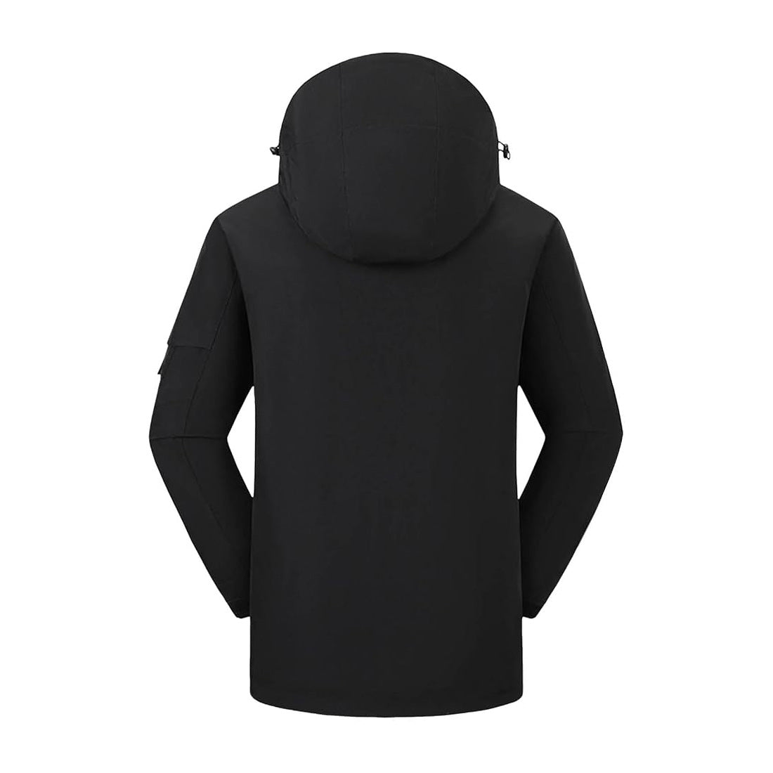 Electric Heated Hooded Ski Jacket for Men Women, 5 Heat Generation USB Powered Windbreaker Mountain Parka Heating Wear