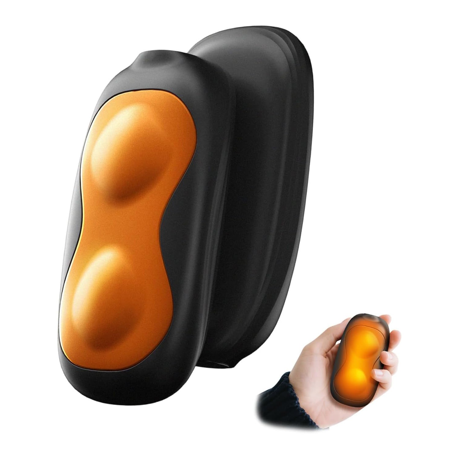 Rechargeable Magnetic Pocket Warmer 1 Pair, 8 Hours Long Safe Heat, USB 3 Settings Fast Heating Portable Electric Hand Warmer