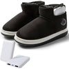 Electric Heated Snow Boots With 2*5000mAh Rechargeable Batteries 3-level Temperature Adjustment Waterproof Non-Slip Foot Warmer Slippers for Women Men
