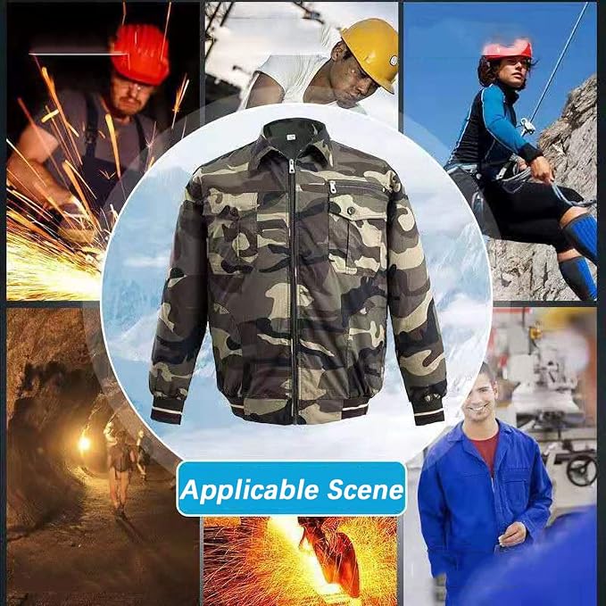 Summer Cooling Fan Jacket for Men Women, Adjustable 4-Speed Wearable Air Conditioning Workwear for Construction Gardening Outdoor Activities Fishing Hiking Workers