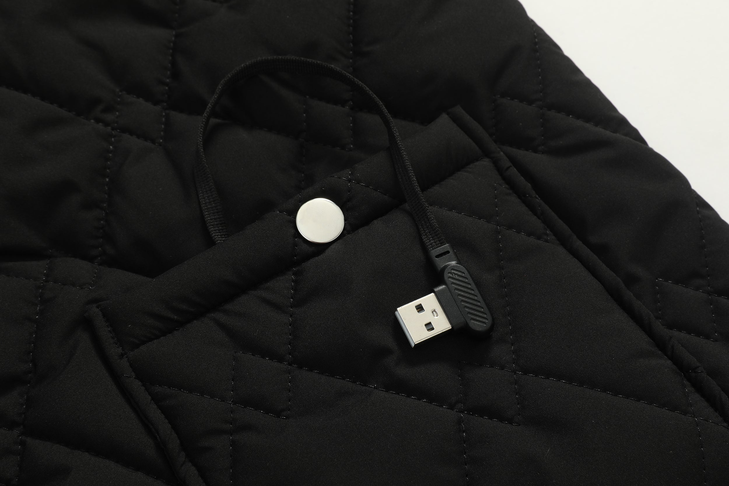 V-neck Heated Vest for Women Men with 24-zone Smart Heating 3-temperature Adjustable USB Electric Charging Thermal Lightweight Gilets