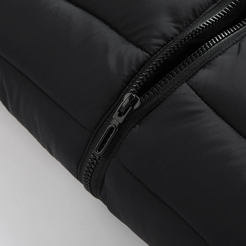 4 Temp-controller 19 Heating Zones Heated Jacket with Hood for Women Men 3 Temperature Levels Electric Charging Thermal Long Sleeve Warm Coat
