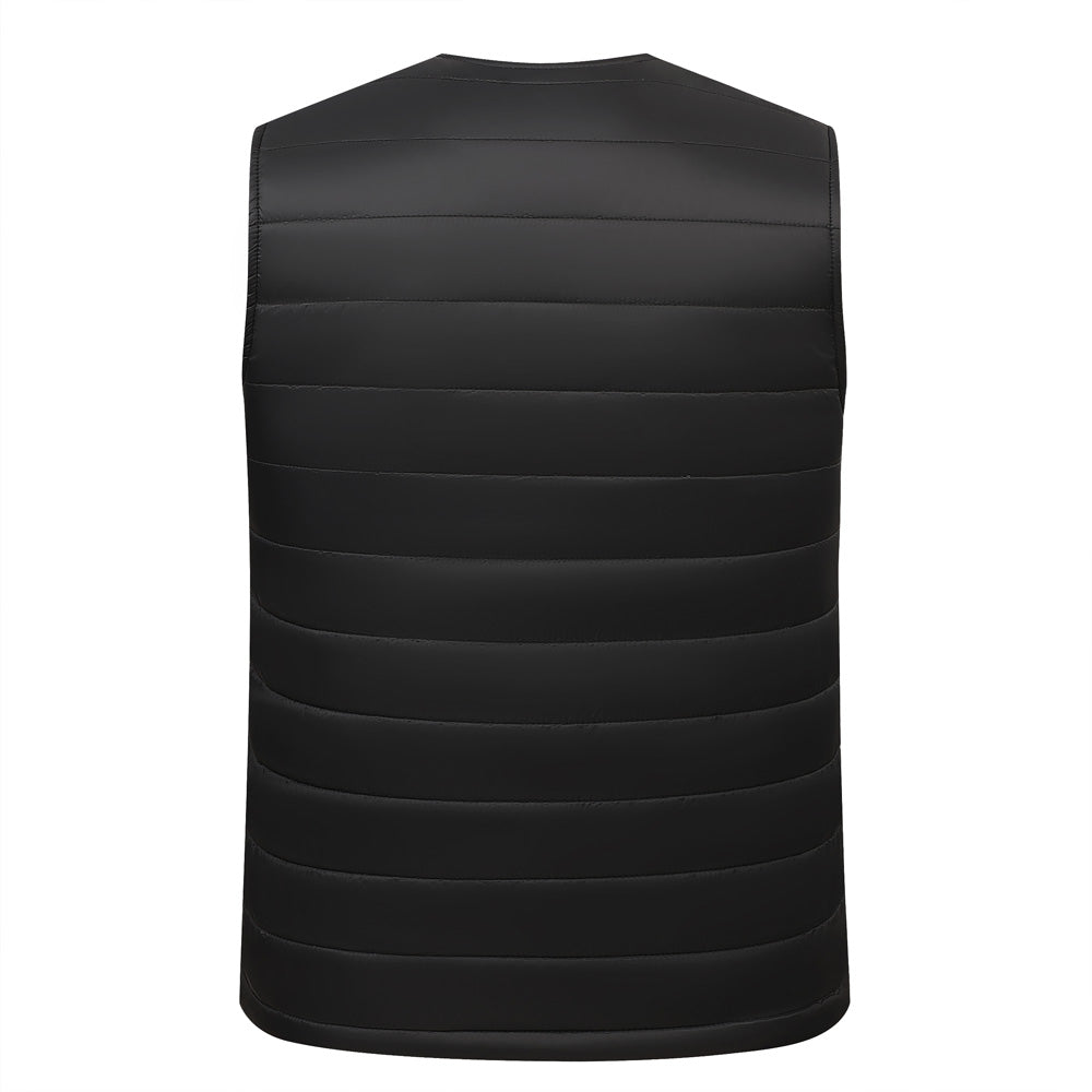V-Neck Smart Electric Heated Vests for Women Men 4 Control 26 Carbon Fiber Heating Areas 3 Temperature Adjustment
