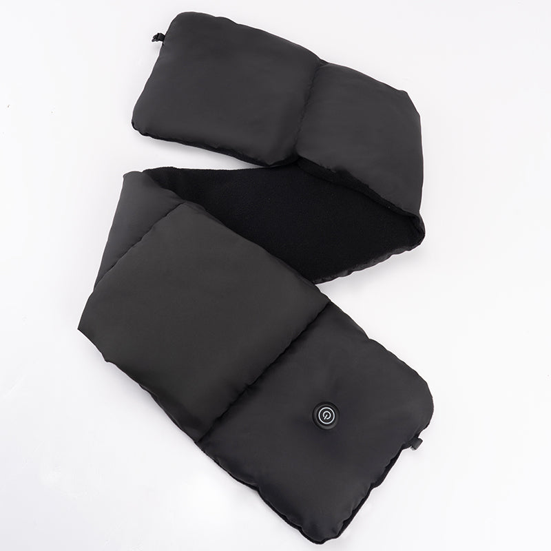 120X20CM Winter Smart USB Heated Neck Warmer Scarf for Women Men 3 Level Temperature Control Button Adjust Warm Hot Therapy Neck Heating Pad