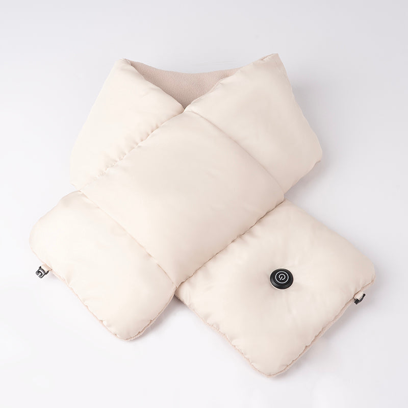 120X20CM Winter Smart USB Heated Neck Warmer Scarf for Women Men 3 Level Temperature Control Button Adjust Warm Hot Therapy Neck Heating Pad