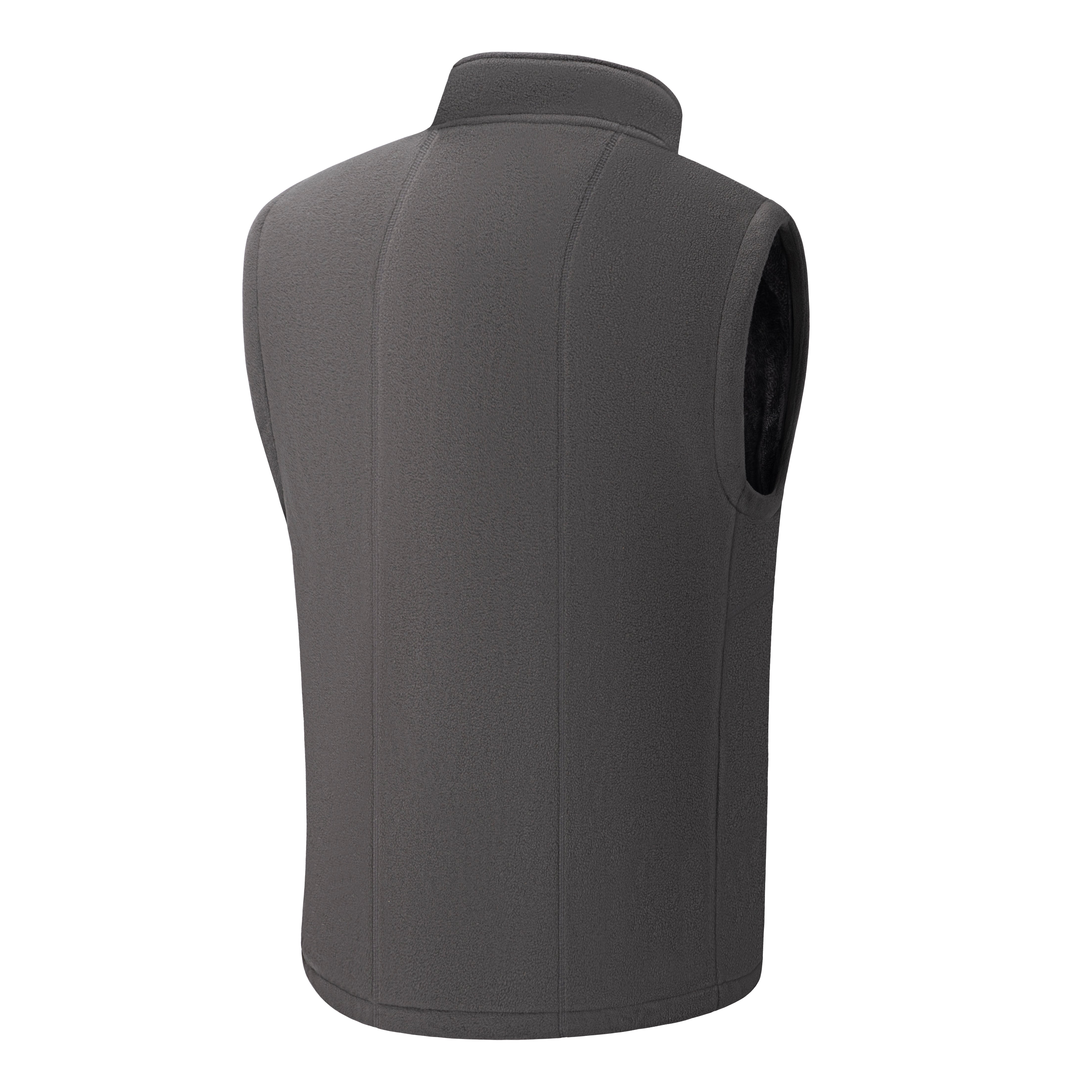 Fleece Lined Heated Vest for Women Men, 3 Gear Temp Control Dual Control 10 Heating Zones USB Electric Heating Stand Collar Smart Thermal Waistcoat
