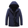 Heated Hooded Coat for Men Women Dual Independent Switches 9 Heating Areas Control 3 Temperature Thermal Windbreaker Outerwear for Camping Skiing Hiking