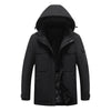 Heated Hooded Coat for Men Women Dual Independent Switches 9 Heating Areas Control 3 Temperature Thermal Windbreaker Outerwear for Camping Skiing Hiking