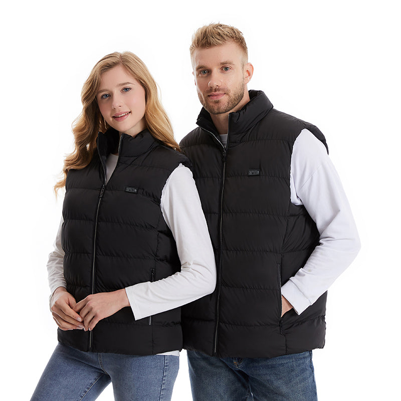 4 Control 26 Carbon Fiber Heating Pads Heated Gilet for Men Women 3 Heat Adjustable Electric USB Charging Winter Warm Heated Body Warmer