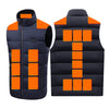 4 Control 21 Carbon Fiber Heating Pads Heated Body Warmer Vest for Women Men 3 Heat Adjustable Electric USB Charging Thermal Gilet