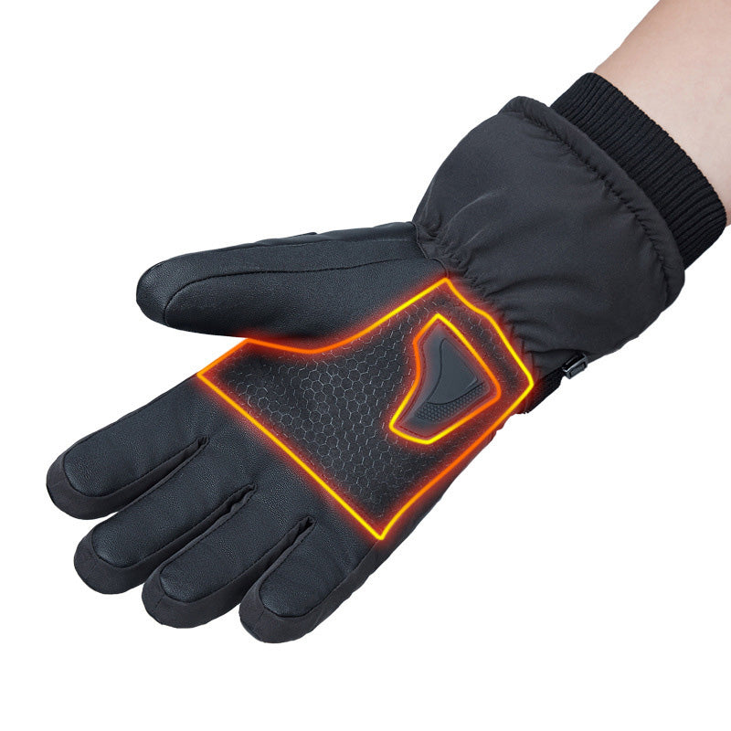 Rechargeable Heated Gloves with 2*8500mAh Batteries Touchscreen Heating Gloves for Men Women for Outdoor Activities, Riding, Cycling & Cold Weather