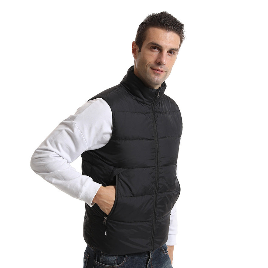 Heated Down Vest for Men Women, USB Electric Sleeveless Heated Waistcoat with 13 Heating Zones 3 Heating Levels