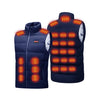 4 Control 26 Carbon Fiber Heating Pads Heated Gilet for Men Women 3 Heat Adjustable Electric USB Charging Winter Warm Heated Body Warmer