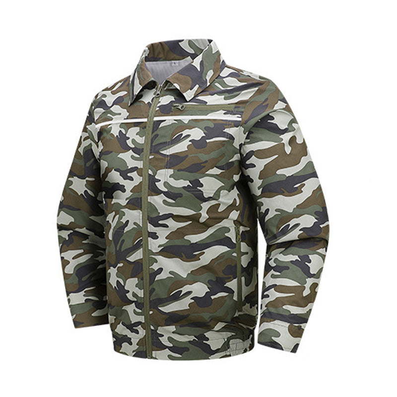 Cooling Fan Jacket for Men Women, Battery Powered 3 Fans Air Conditioned Work Uniform with Usb Reflective Stripe Cooling Fan Clothe for Outdoor Activities In Hot Weather
