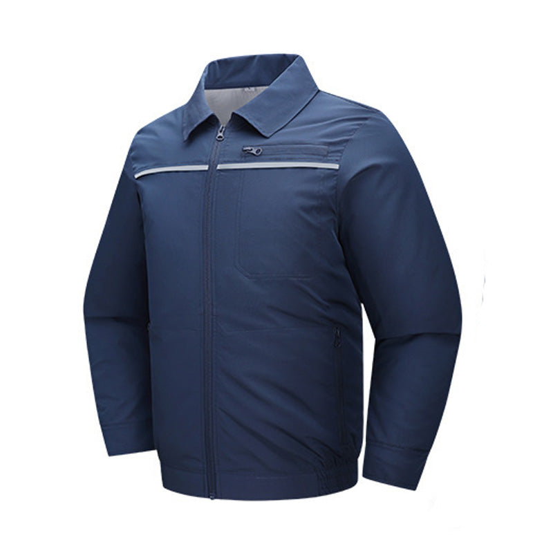 Cooling Fan Jacket for Men Women, Battery Powered 3 Fans Air Conditioned Work Uniform with Usb Reflective Stripe Cooling Fan Clothe for Outdoor Activities In Hot Weather