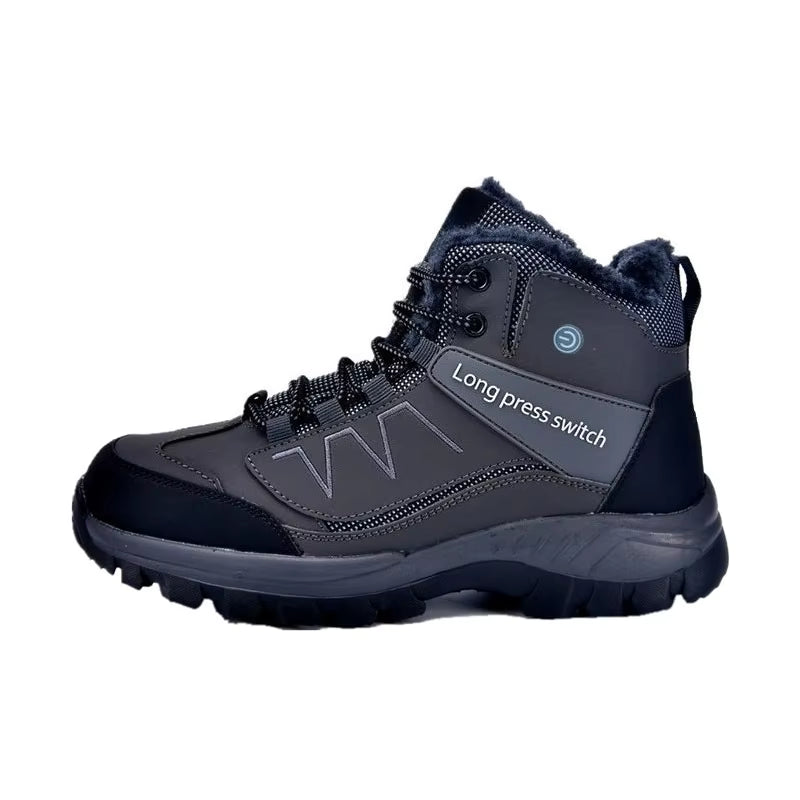Electric Rechargeable Heated Sneakers for Women Men With 2*6000mAh Rechargeable Batteries, 3-Level Heating Models, 40℃-65℃ Winter Shoes for Indoor Outdoor Activities