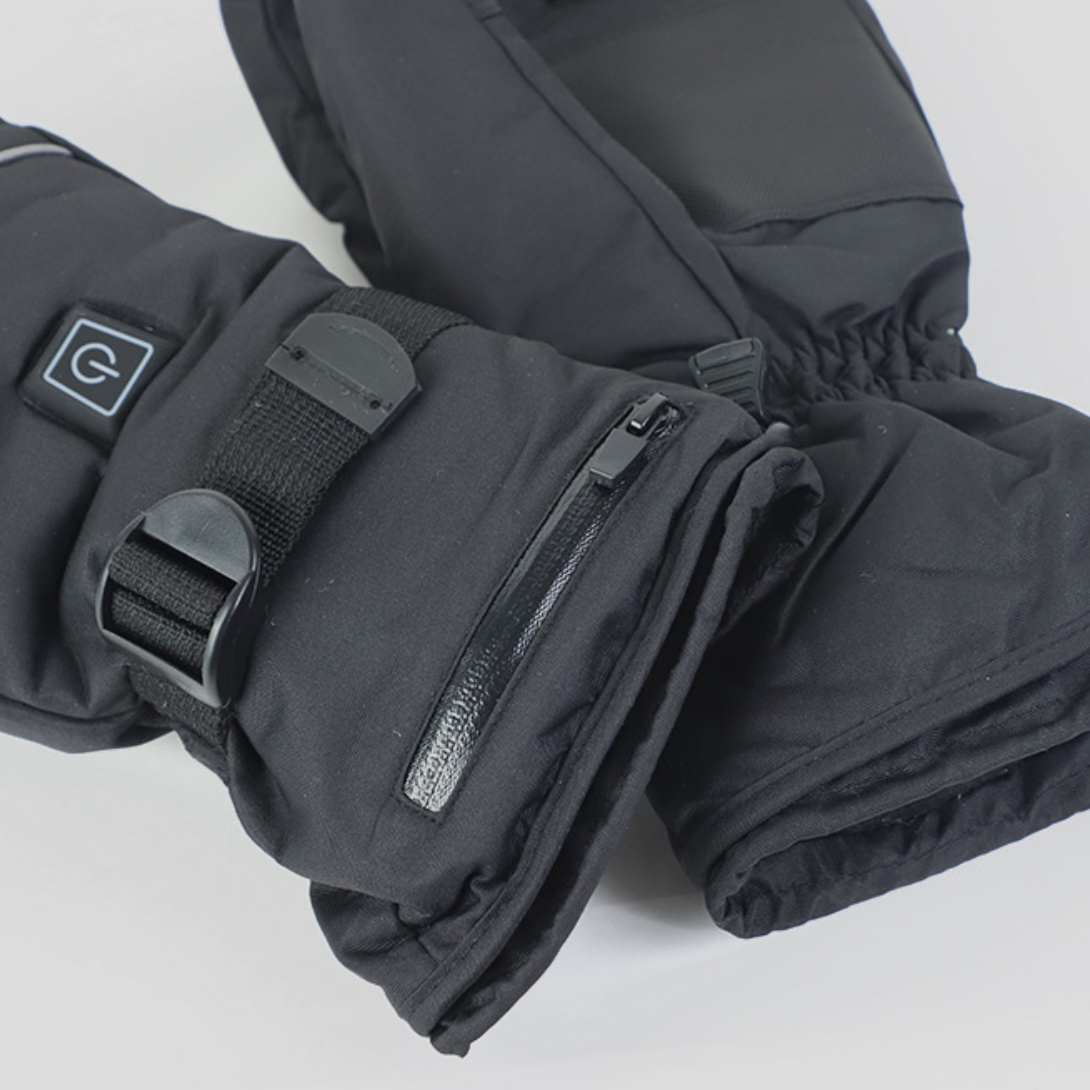 Unisex Heated Gloves with 2Pcs 8500mAh Battery, Anti Slip, 3 Heat Settings, Touchscreen Warming Gloves for Skiing, Motorcycle