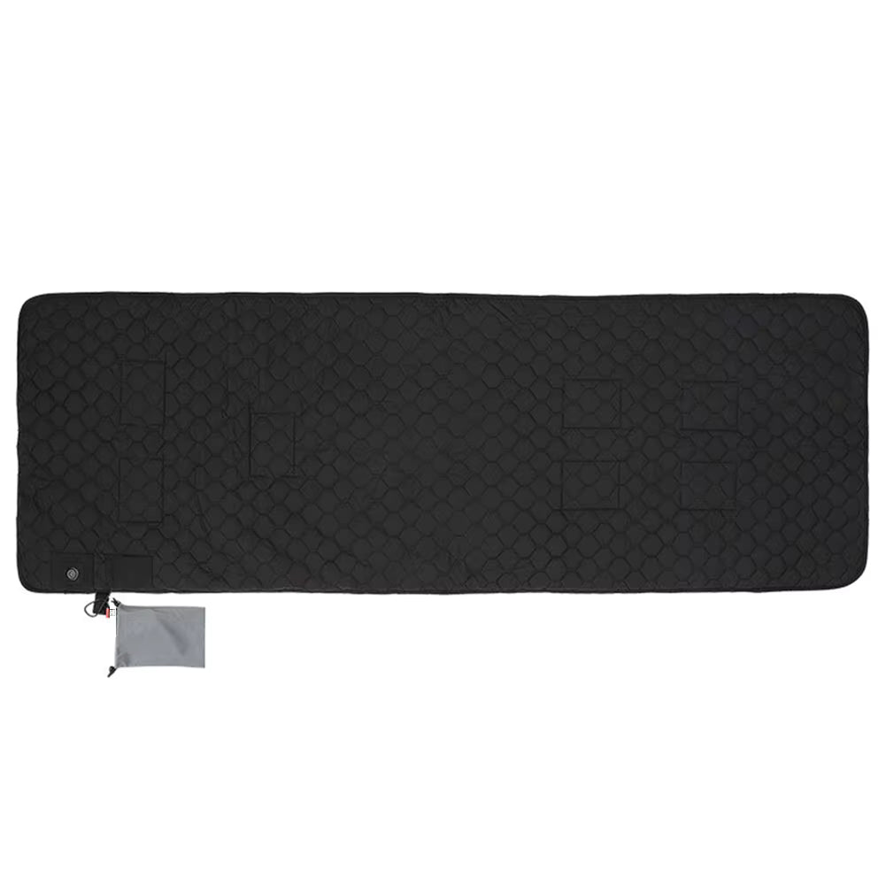 Heated Sleeping Bag Liner - 7 Heating Zones 3-Level Adjustable USB Electric Heating Sleeping Bag Pads Heated Mat for Outdoor Camping Tent Sleeping Mattress Thermalpad Foot Warmer - Firoth