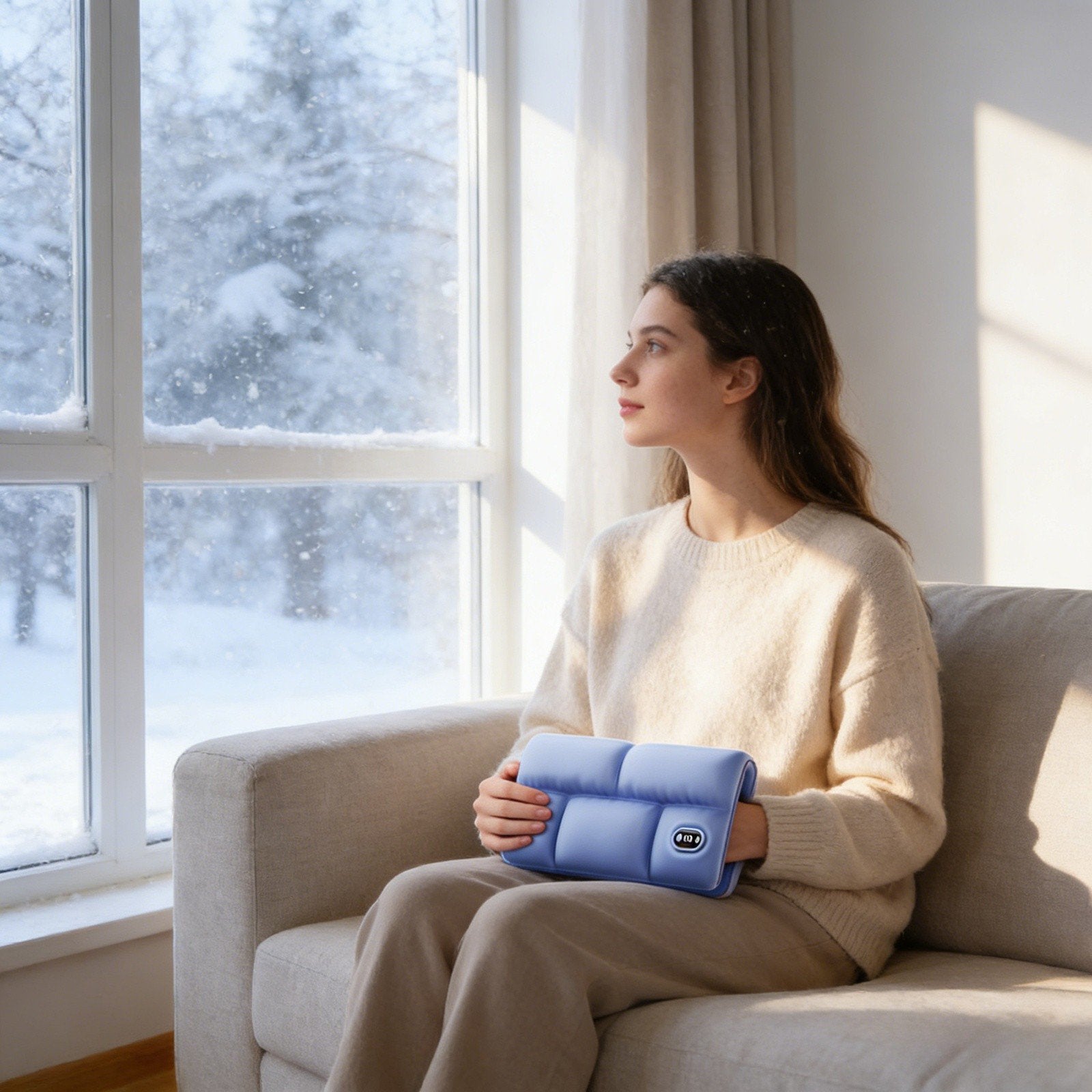 Graphene Electric Heated Down Hand Warmer With Technology Suitable For Warming Hands Feet And Even Your Bed With 3 Temperature Settings - Firoth